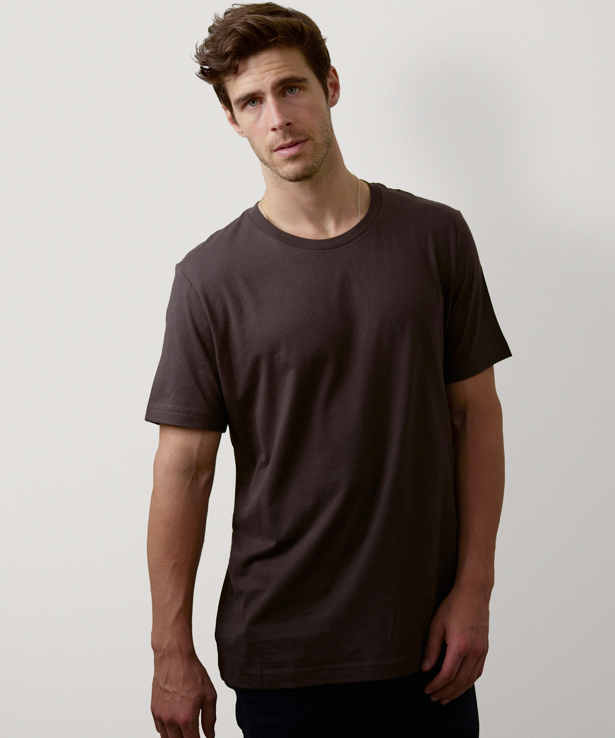 Essential Short Sleeve T-Shirt (Brown)