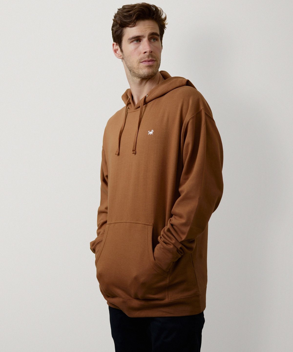 Signature Pullover Hoodie for Men (Saddle)