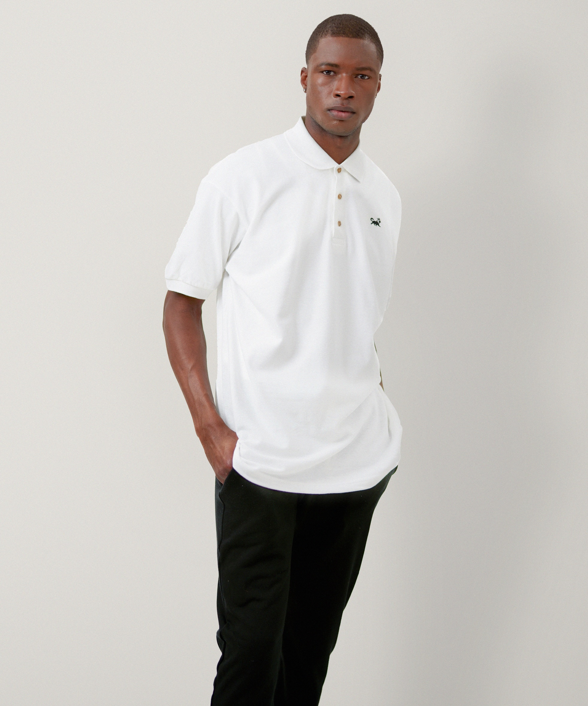 Signature Polo Shirt for Men (White)