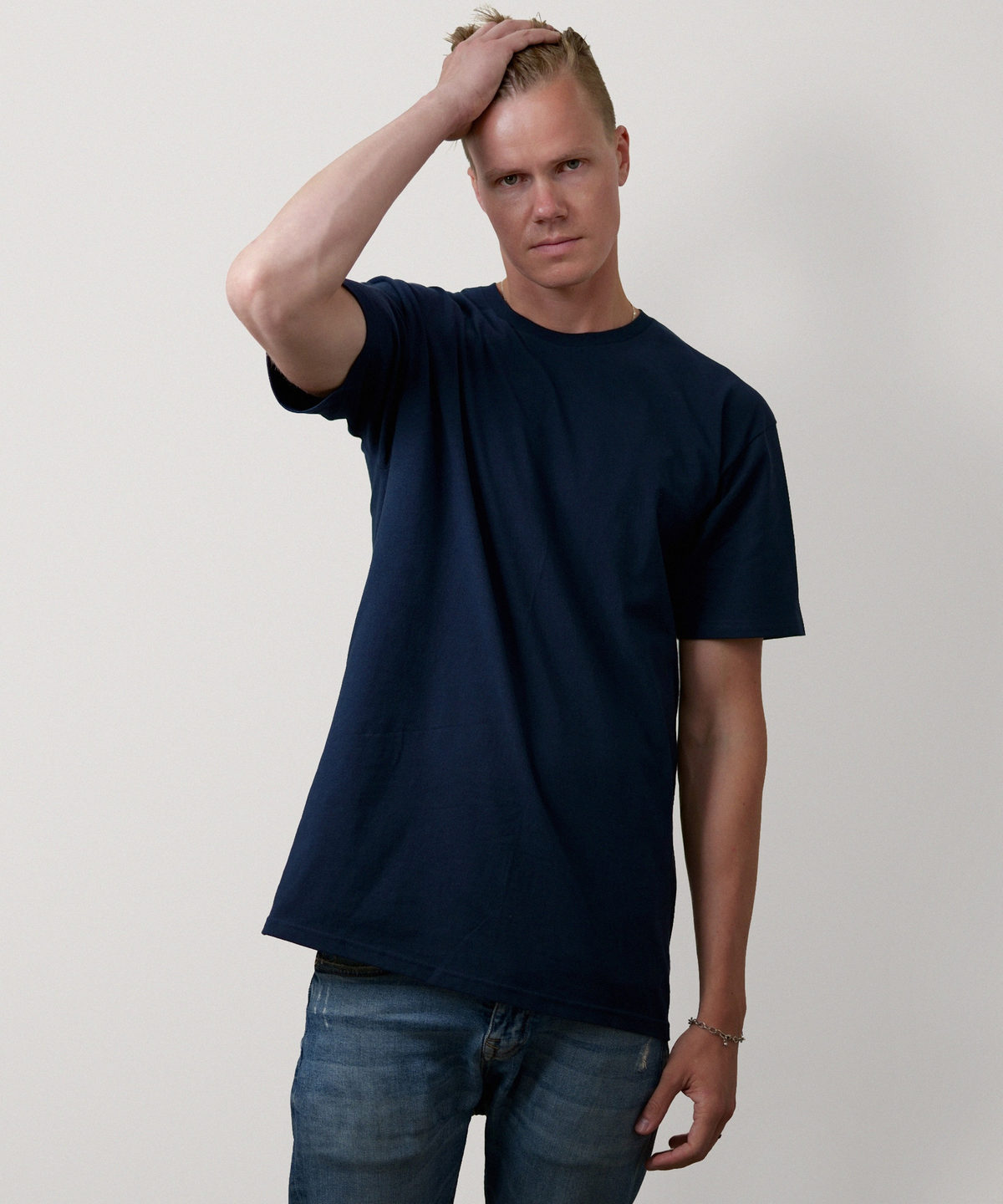 Heavyweight Short Sleeve T-Shirt (Navy)