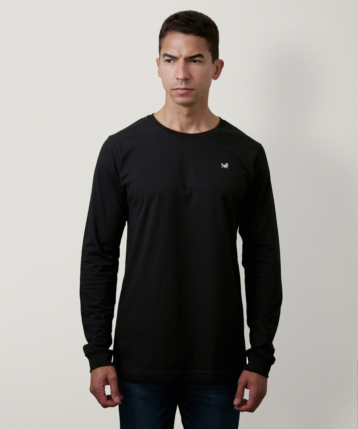 Signature Long Sleeve T-Shirt for Men (Black)