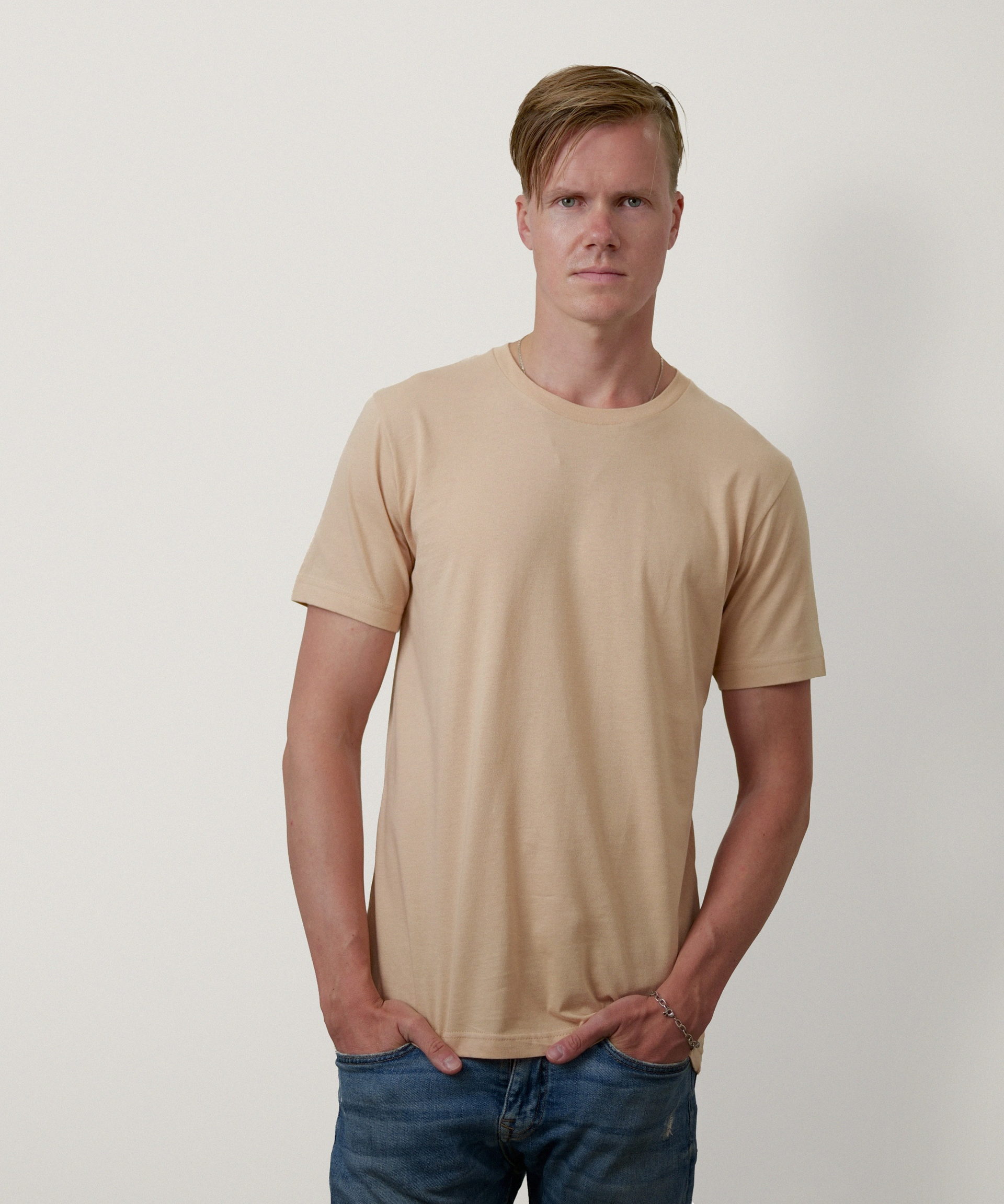 Essential Short Sleeve T-Shirt (Sand Dune)