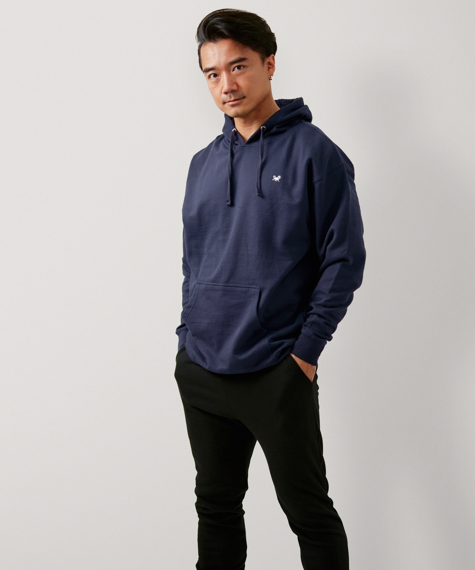 Signature Pullover Hoodie for Men (Navy)
