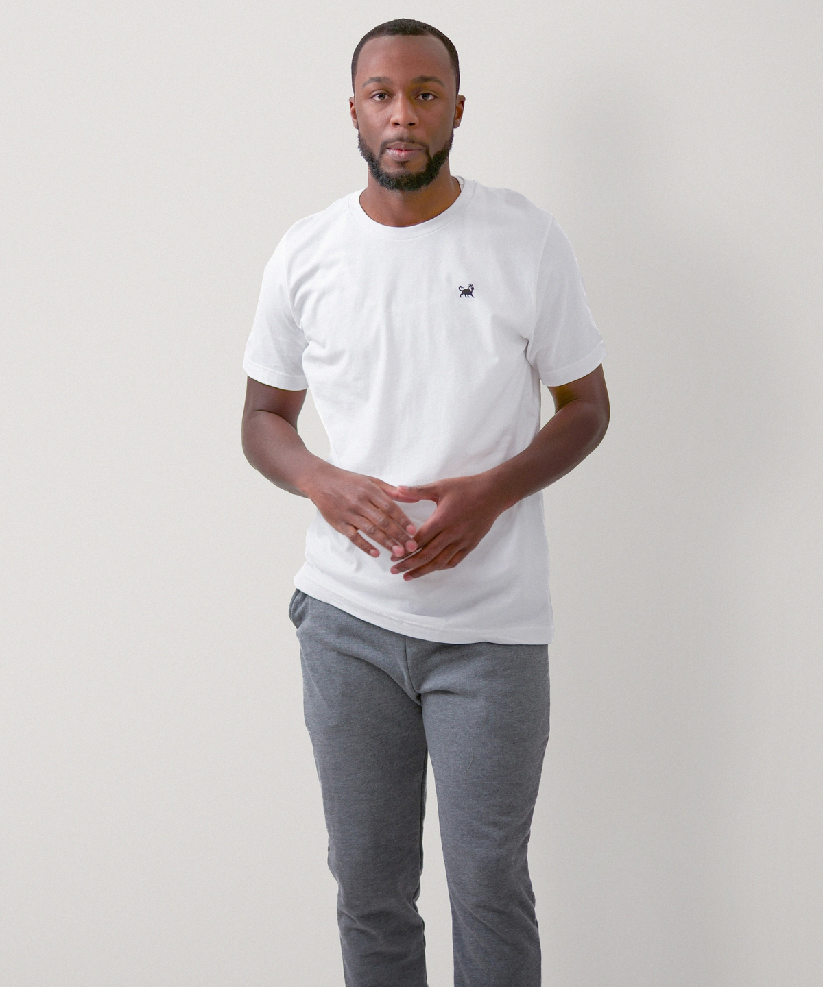 Signature Short Sleeve T-Shirt for Men (White)
