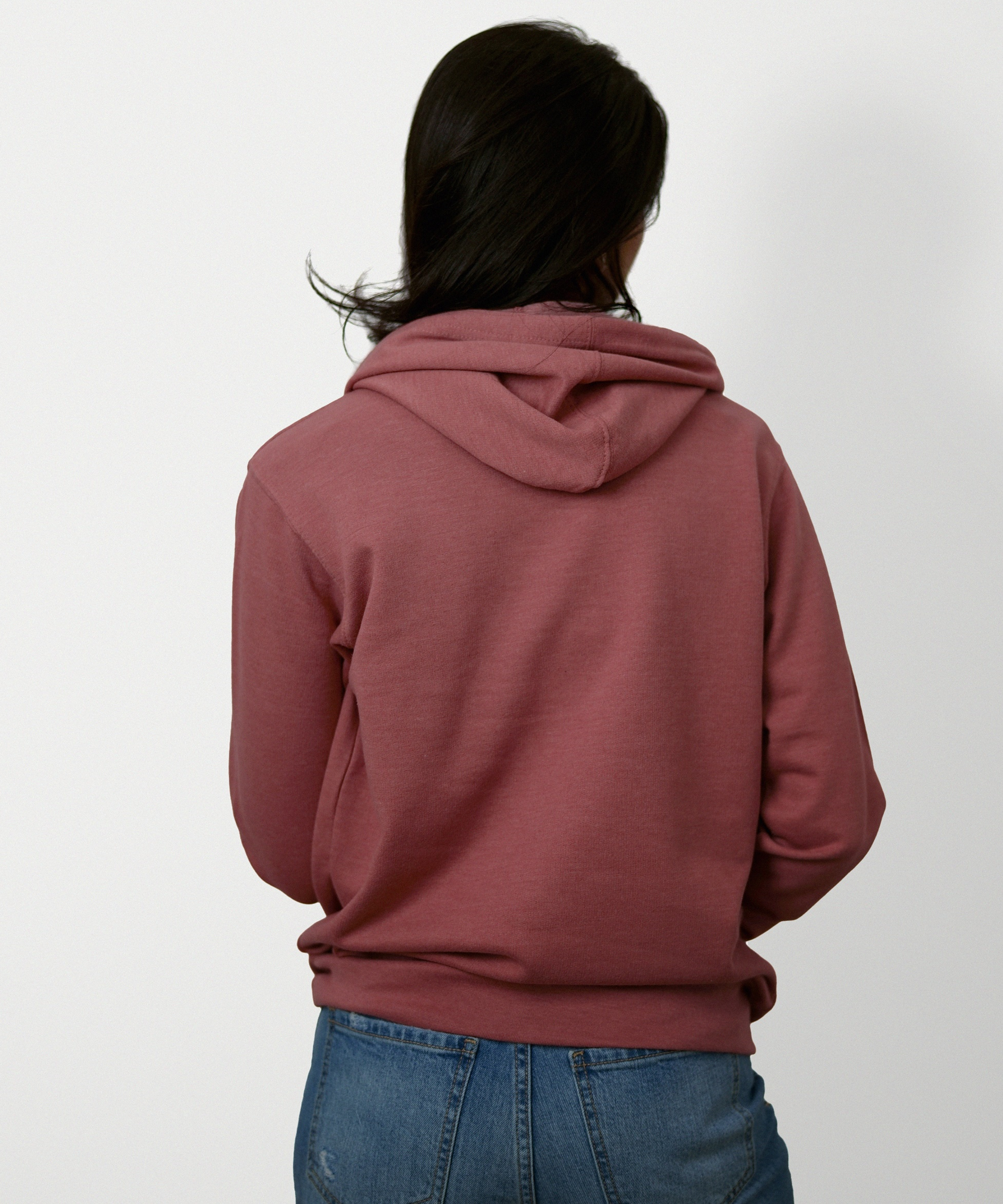 Essential Pullover Hoodie for Women (Dusty Rose)