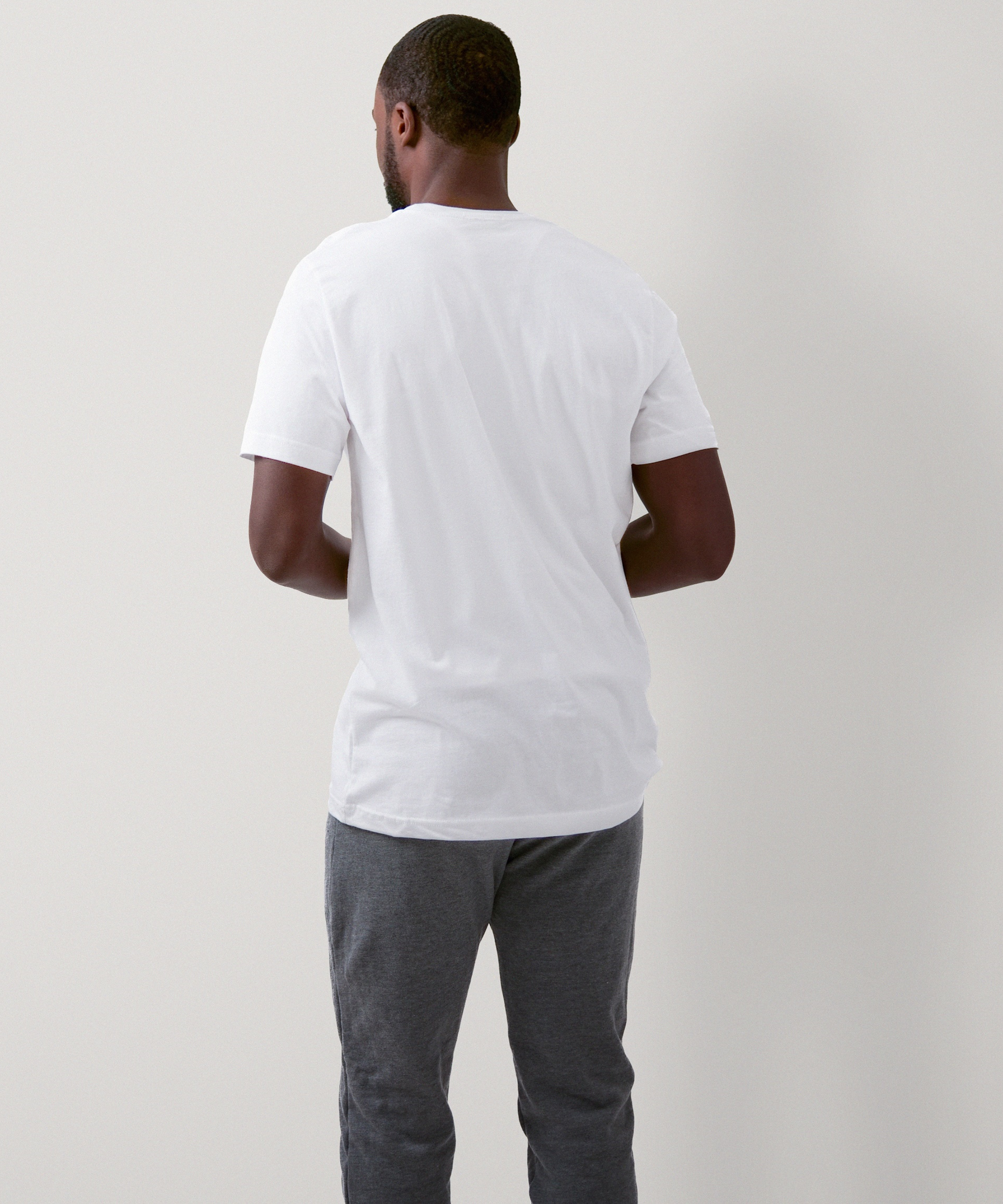 Signature Short Sleeve T-Shirt for Men (White)