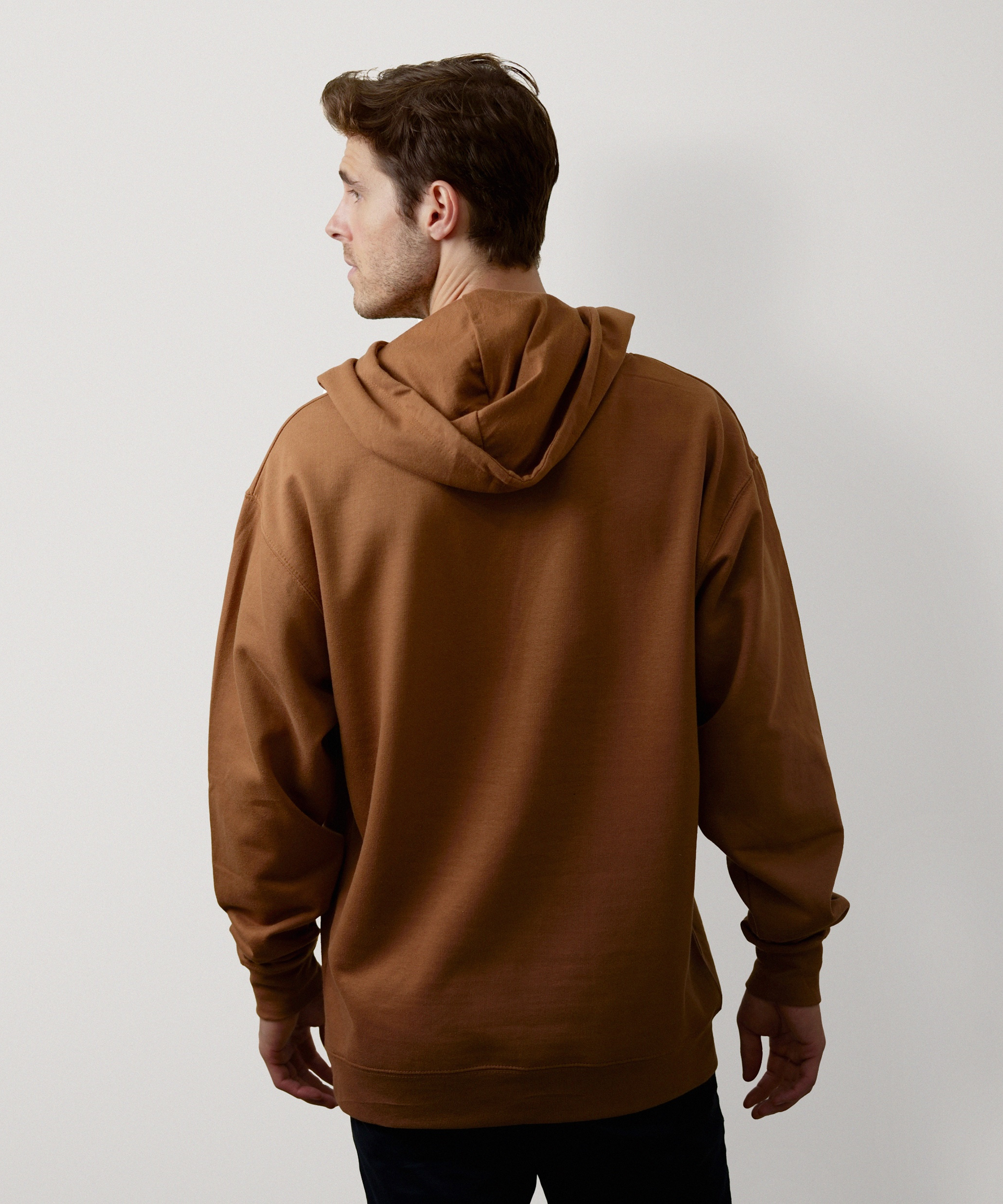 Signature Pullover Hoodie for Men (Saddle)