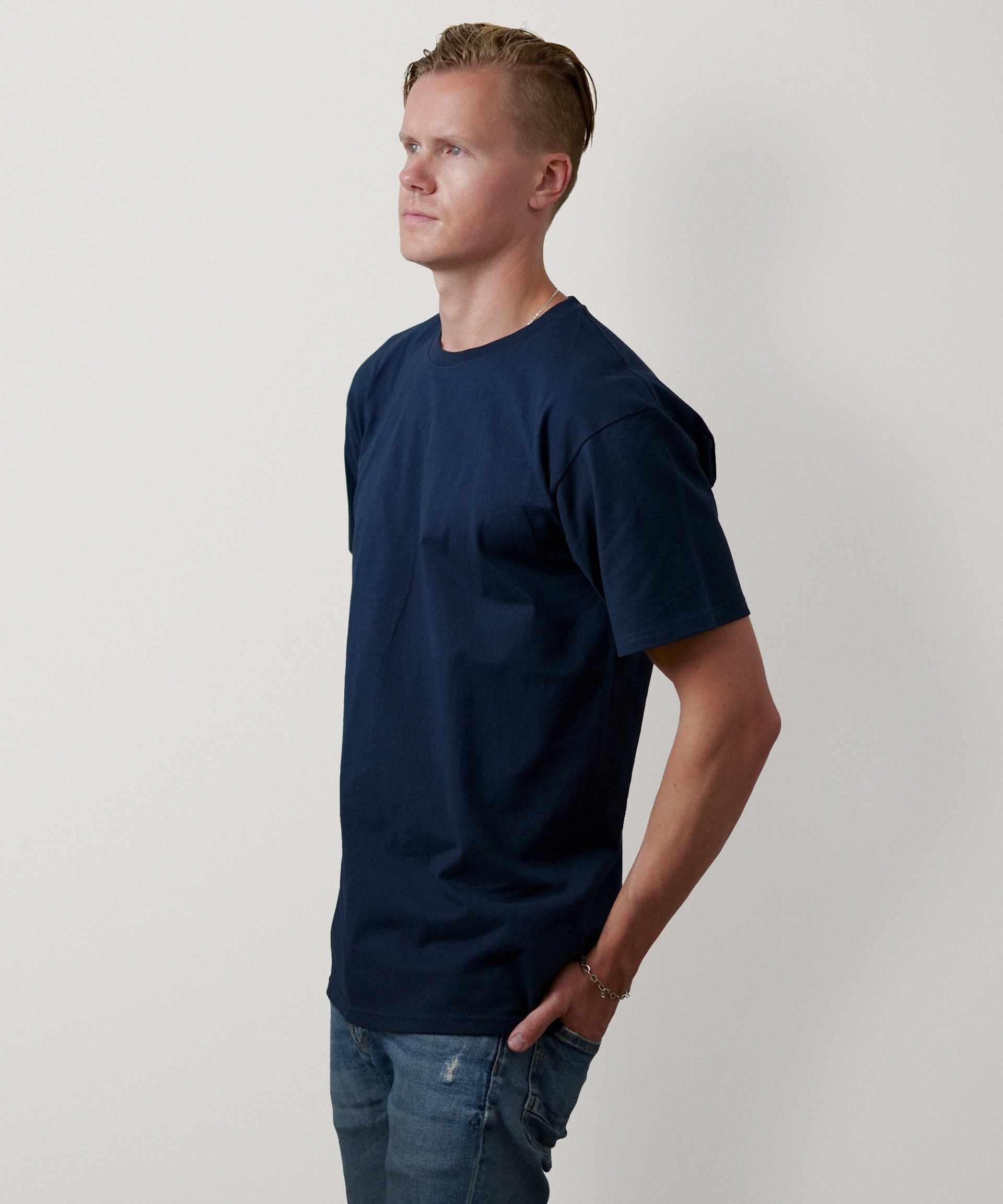 Heavyweight Short Sleeve T-Shirt (Navy)