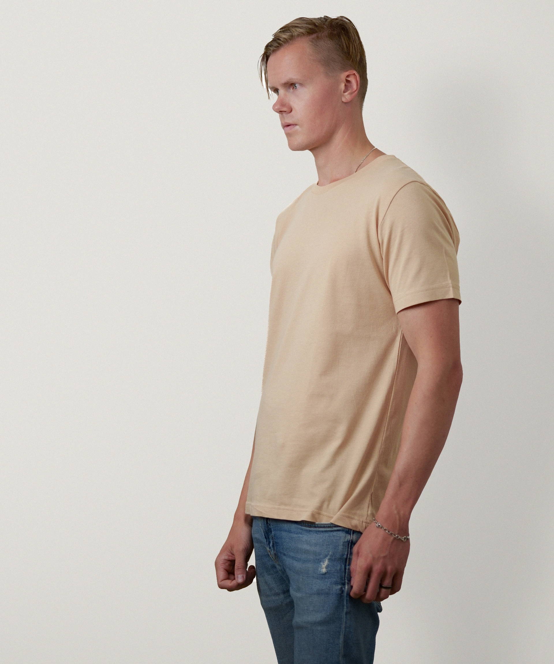 Essential Short Sleeve T-Shirt (Sand Dune)