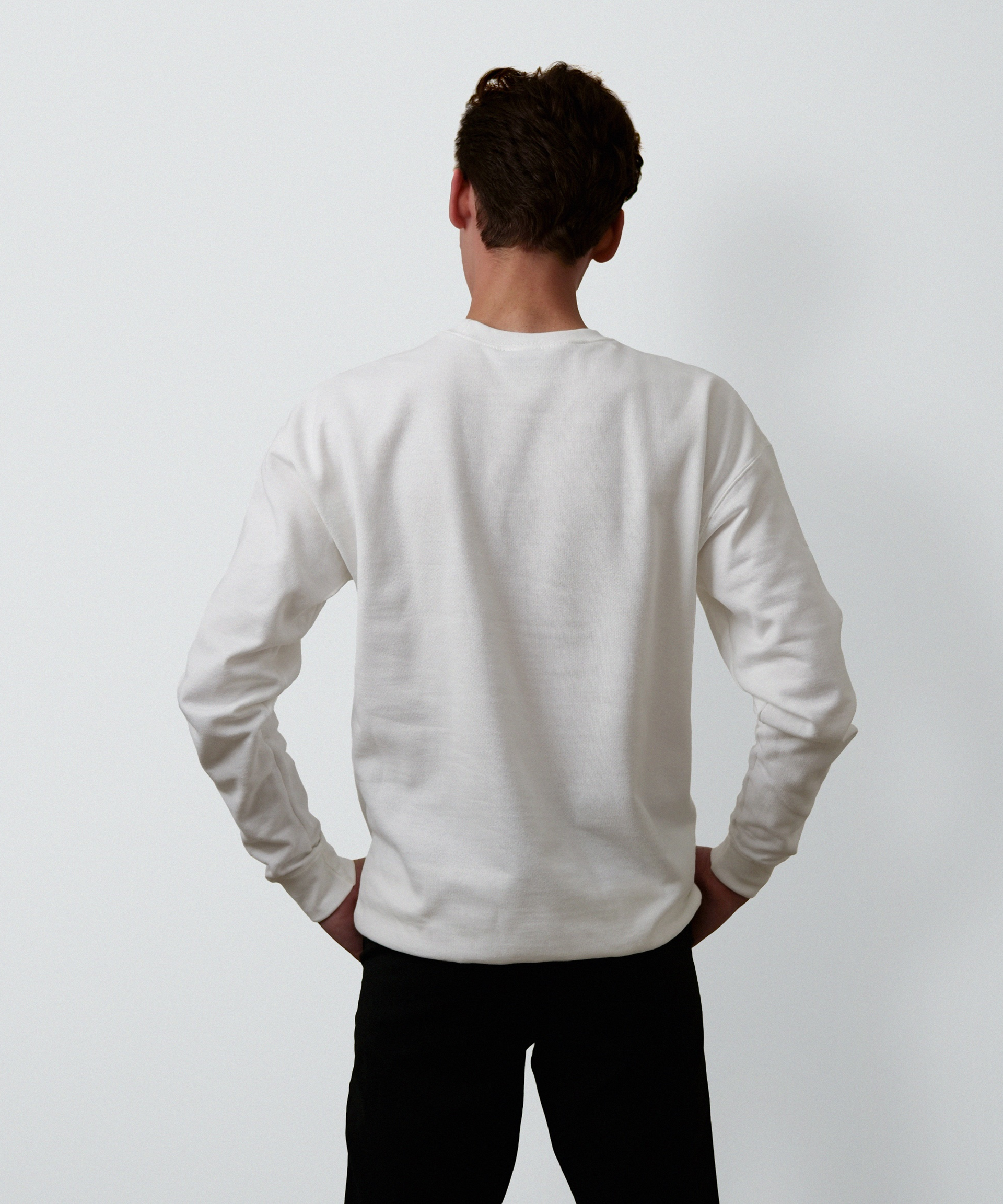 Signature Logo Sweatshirt for Men (White)