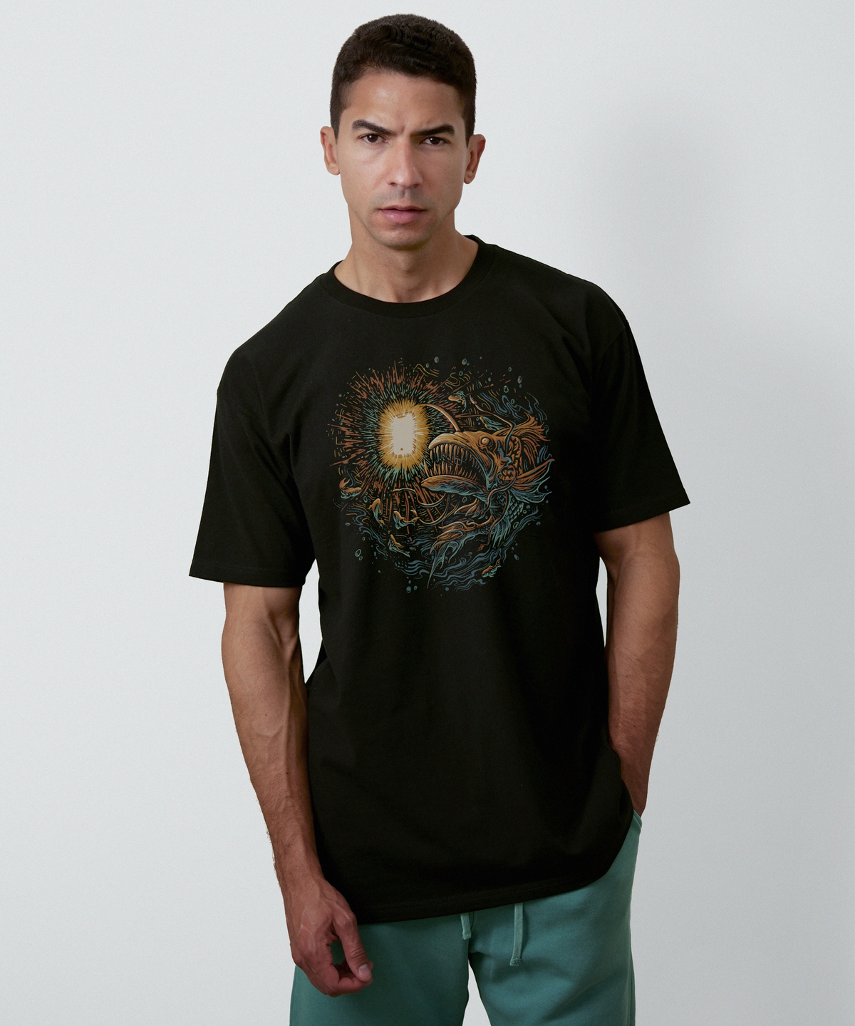 Angler Fish - Graphic Tee for Men
