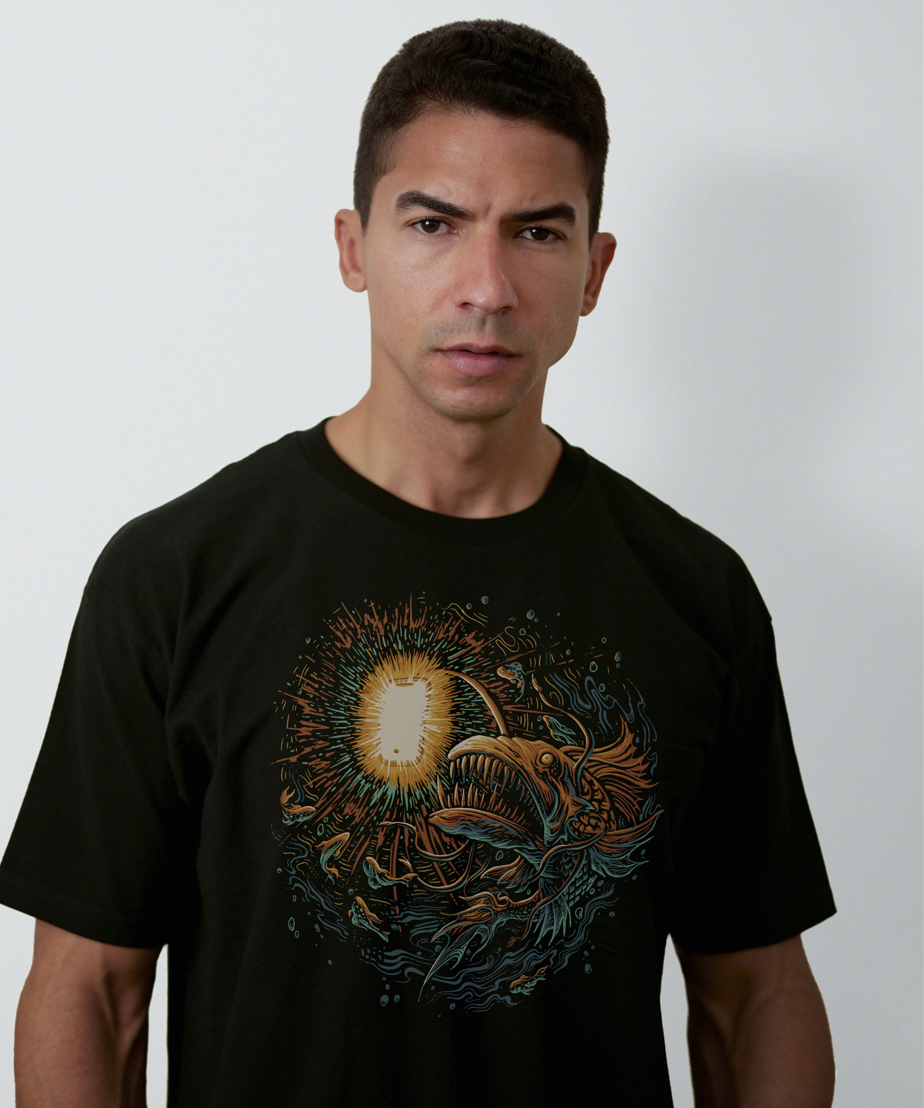 Angler Fish - Graphic Tee for Men