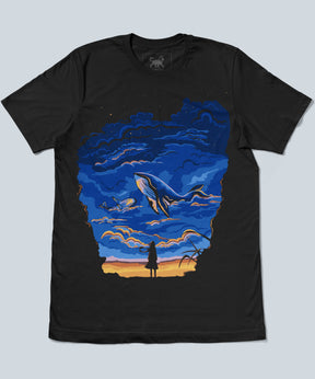Flying Whales - Graphic Tee for Men